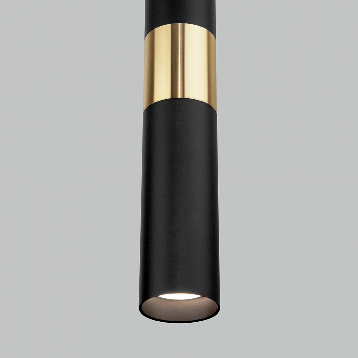 Люстра Eurosvet 50097/1 черный/золото